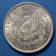 1896 B U MORGAN DOLLAR