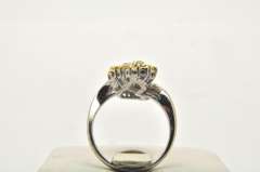 LADIES 18 KT DIAMOND COCKTAIL RING