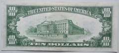 About Near Unc $ 10 1934 A Silver Certificate