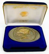 Wings of Gold Hunting Club Belt Buckle w/Box
