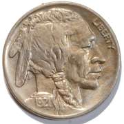 1921 Very Very Near Unc Buffalo Nickel