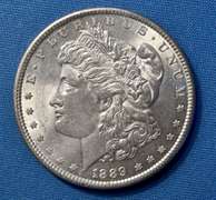 1889 B U MORGAN DOLLAR