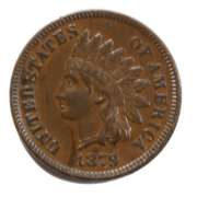 1879 Near Unc Indian Cent