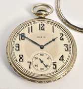 Wonderful Elgin Nickel Pocket Watch