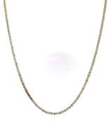 Italian Sterling Silver Primrose Sparkle Popcorn Chain