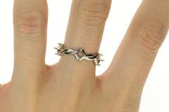 Platinum 6.3mm Twist Pattern Eternity Band Setting Ring