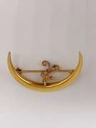 14kt Solid Yellow Gold Pin