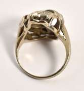 Cute White Gold Diamond Ring