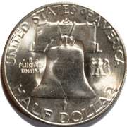1952 S  Choice BU Key Date Franklin Half
