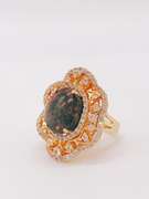 Gorgeous Rare Star Sapphire Cocktail Ring