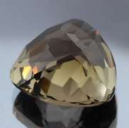 Rich 31.79ct trillion cut Smoky Quartz