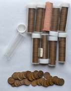 10 Circulated Lincoln Cent Rolls