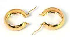 14KT Yellow Gold Hoop Earrings