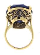 Amazing Yellow Gold Faux Alex Ring
