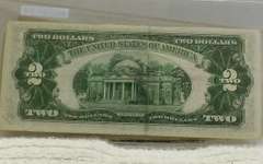 1928-G $2.00 US Note, Red Seal, circ.