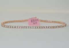 14kt Rose Gold Diamond Tennis Bracelet