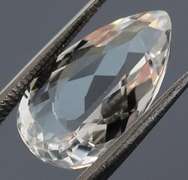 Glittering 6.5ct UNHEATED diamond white Topaz