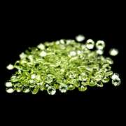 Brilliant 5.11ct set of matched diamond cut Peridot