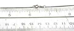 Italian Sterling Silver Box Chain Necklace