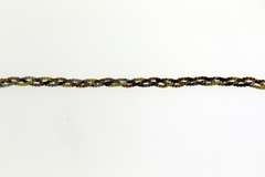 9K Yellow And  Trio Gold Woven Chocker Nechlace