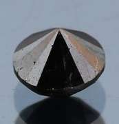 Very fine 1.12ct smooth cut Black Diamond solitaire