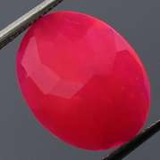 Killer 1.83ct play of color faceted pink Opal