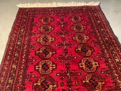 EXQUISITE AFGHAN TURKMAN 3'.8"X6'.9"