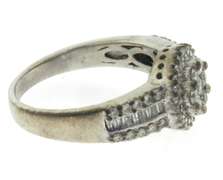 Brilliant White Gold Round Diamond Cluster Ring