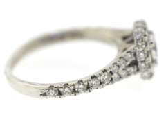 Sparkling White Gold Diamond Wedding Set