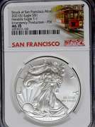 2021 (S) First Day Silver Eagle NGC