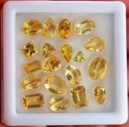 Glittering 12.15ct 19 piece assorted Citrine parcel
