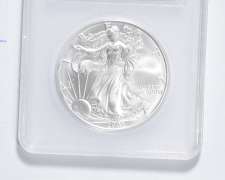 2005 American Silver Eagle - 1st Day Of Issue - .999 Fine Silver
