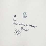 Dollar Sign by Steve Kaufman (1960-2010)