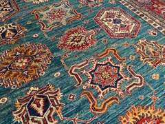 STUNNING FINE SUPER KAZAK RUG 8.9x12
