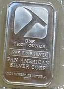 1 Oz Silver Bar PROOF - Pan American