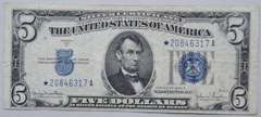 $ 5 1934 D Star Silver Certificate
