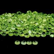 Heavy 12.89ct set of matched diamond cut Peridot