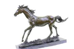 Canter Race Horse Bronze Sculpture