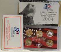 2004 Silver PROOF State Qtrs Set
