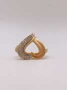 10kt Solid Yellow Gold Diamond Ring