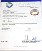 Wide 3-Stone Diamond Band in 14KT Yellow Gold