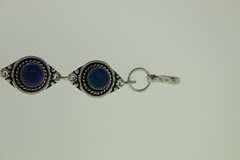 Silver-Tone Quartz Gemstone Bracelet