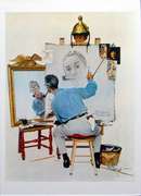 Norman Rockwell, Mirror Self Portrait