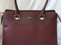 New Arrival Burgundy Color Bag By David Jones