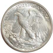 1945 Gem BU Walkng Liberty Half