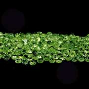 Heavy 12.89ct set of matched diamond cut Peridot