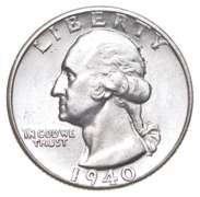 1940-S Washington Quarter
