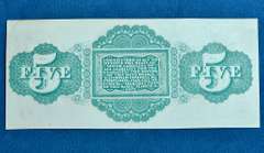 $5 State of South Carolina Bond Scrip, CU, Sweet Potato Dinner