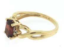 Favorite Yellow Gold Garnet and Diamond Ring