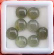 Matched! 28.54ct mossy green Aventurine set